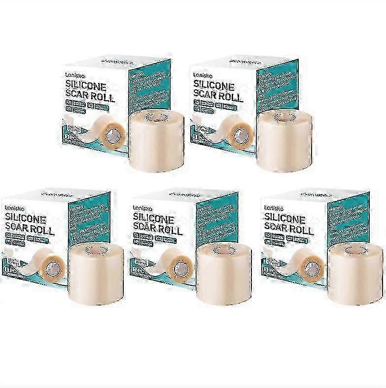 1-5x Hydrocolloid Roll for Wound Care, Hydrocolloid Patch Bandages with Self-Adhesive, Waterproof, H_Lucky_B