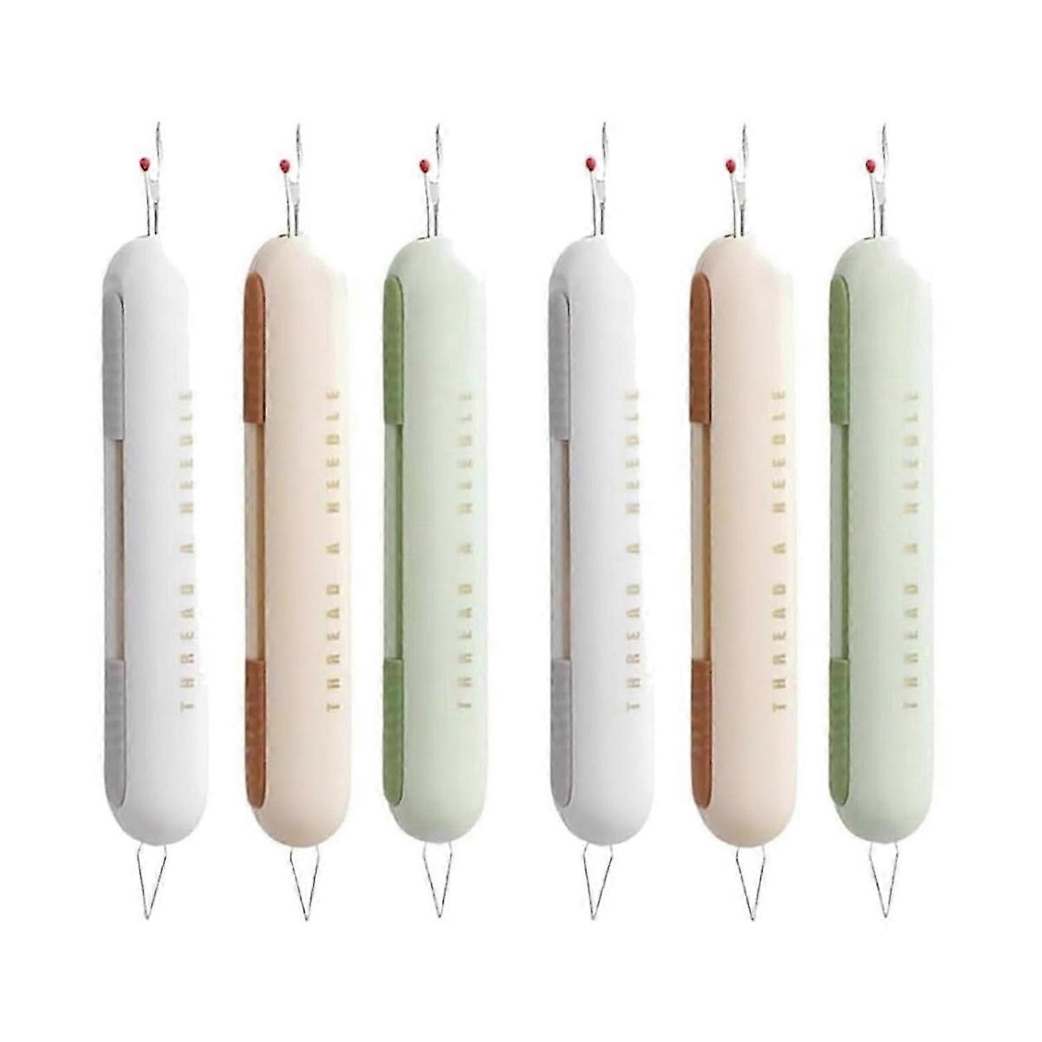 6PCS Seam Ripper,2 in 1 Needle Threader Seam Ripper