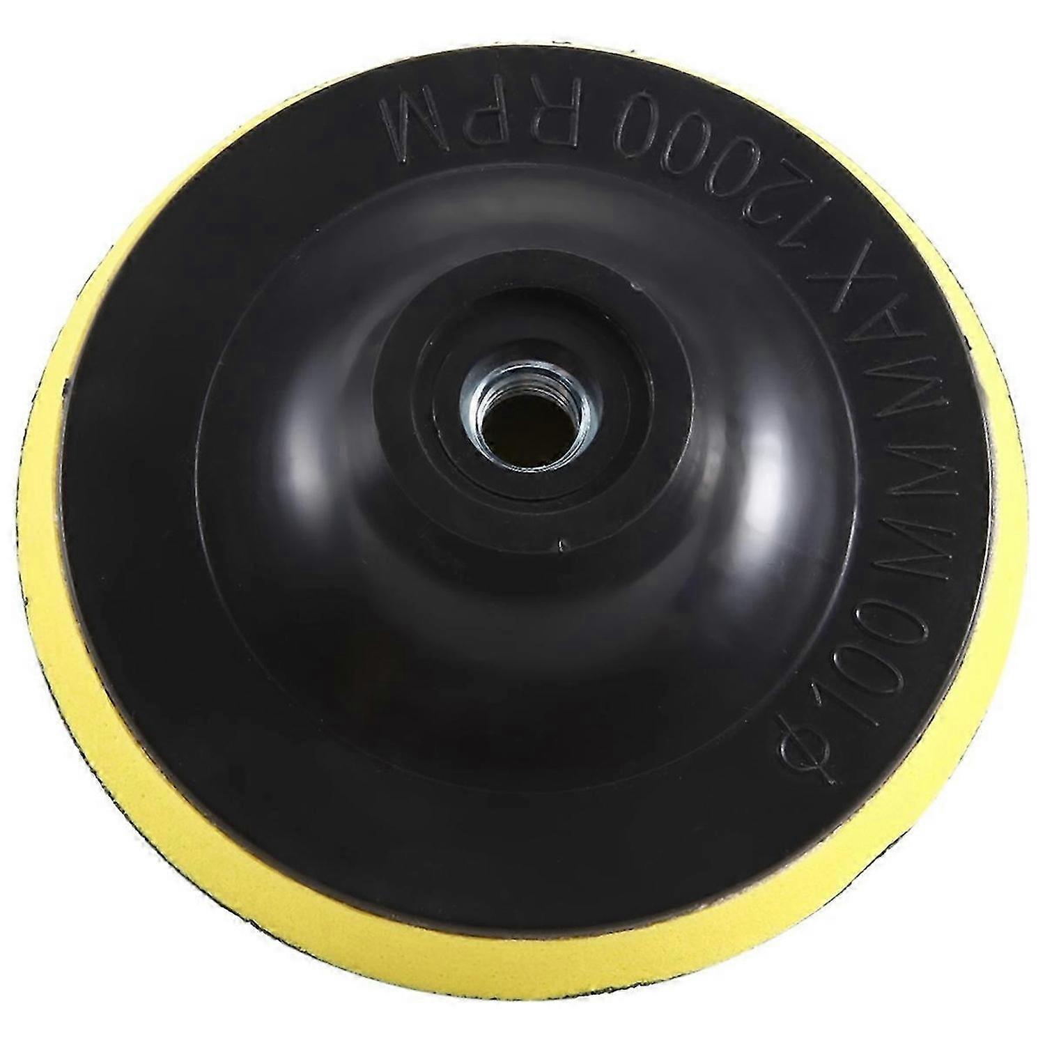 Angle Grinder Sanding Polishing Hook and Loop Backing Pad 4" Dia