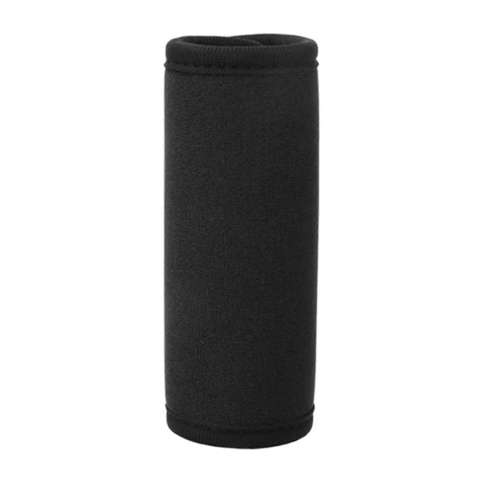 Neoprene Soft Luggage Box Car Door Handle Cover Wrap Grips Suitcase Travel Tags(Black)