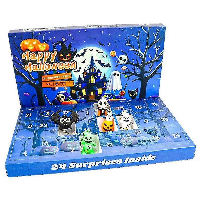 2025 Halloween Blind Box Series Hole-Tearable Box Halloween 24-Day Countdown Calendar