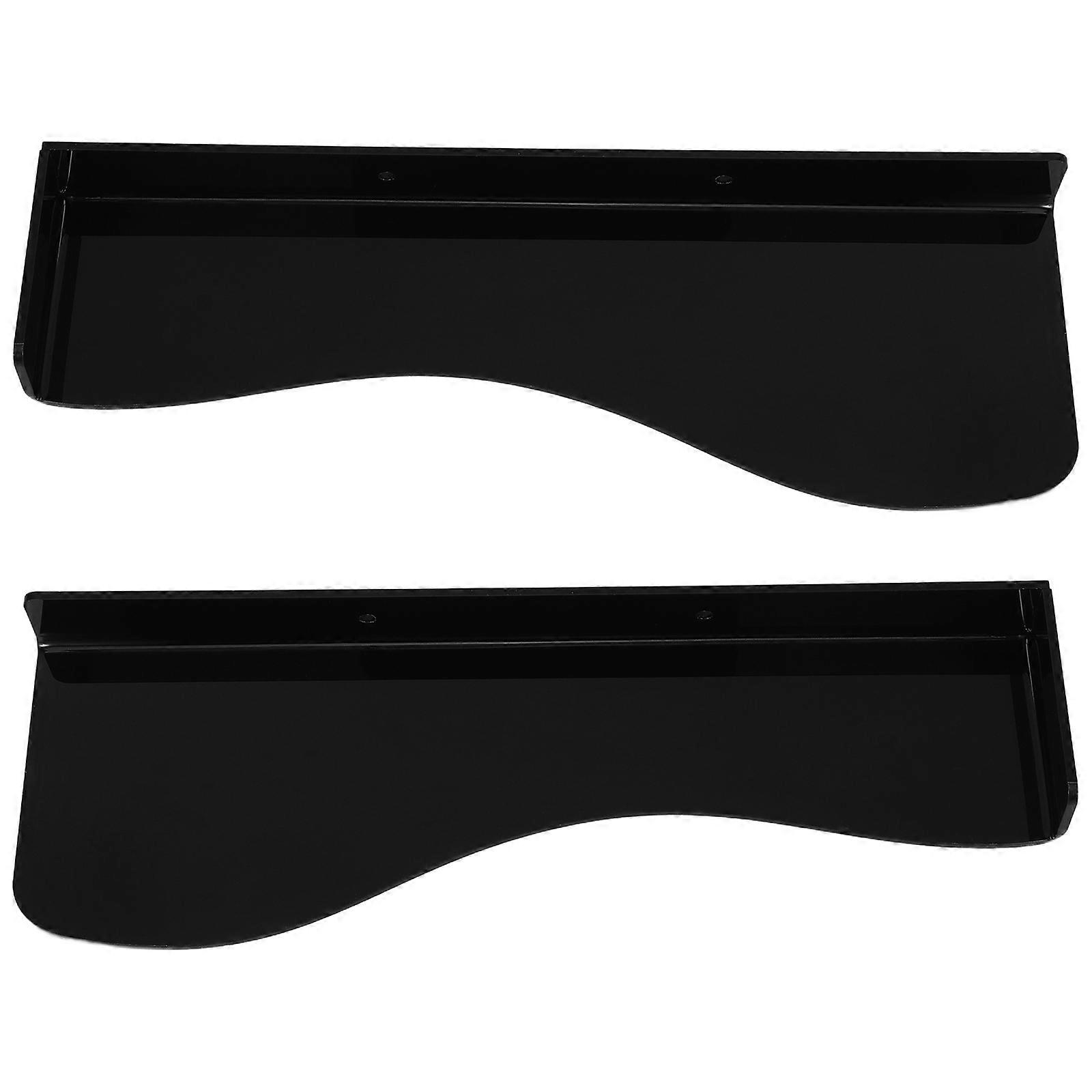 Wall Mounted Acrylic Shoe Display Racks for Shoe Storage 2Sets