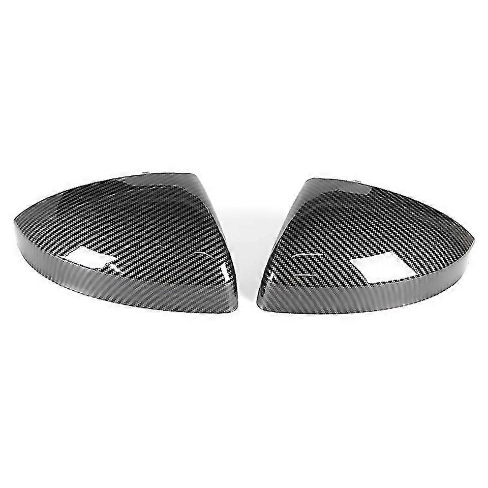 For Carbon Fiber Pattern Car Side Door Rearview Mirror Cover