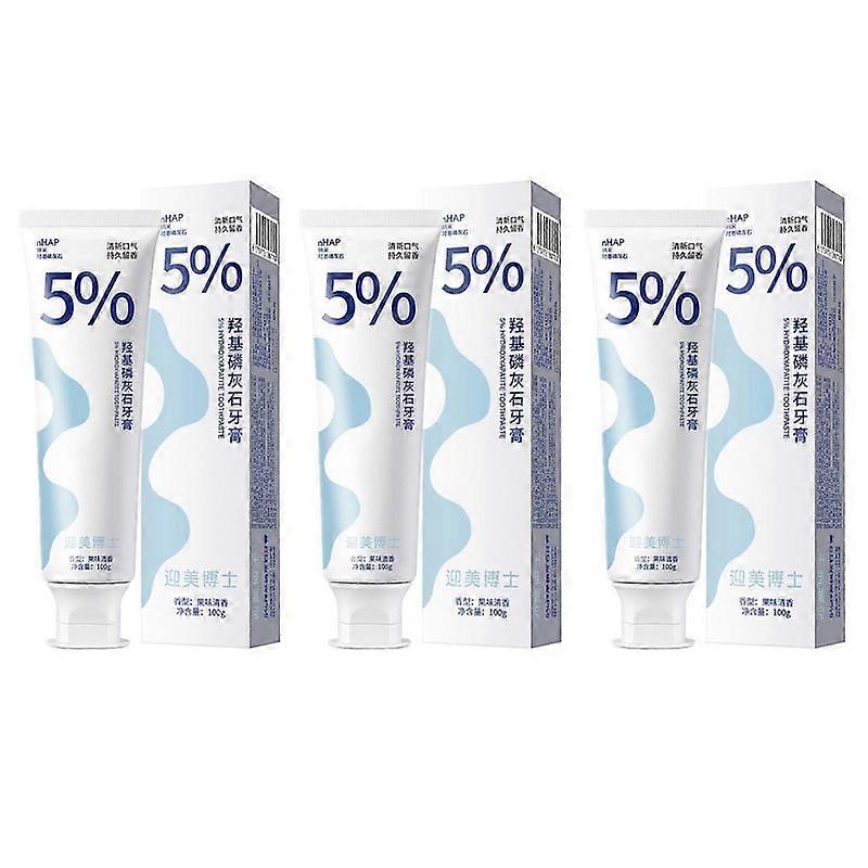 Whitening Toothpaste - Fluoride-Free Nano-Hydroxyapatite Formula for Enamel Remineralization & Sensitive Teeth Relief