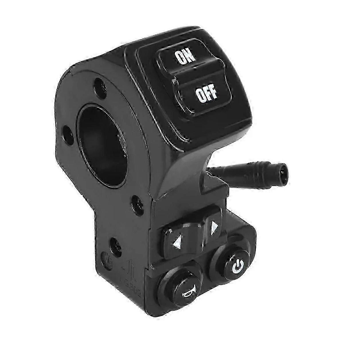 Electric Scooter Waterproof Head Switch,Four-Function Steering Horn Button Key,6 Pin for Kukirin G2 2025