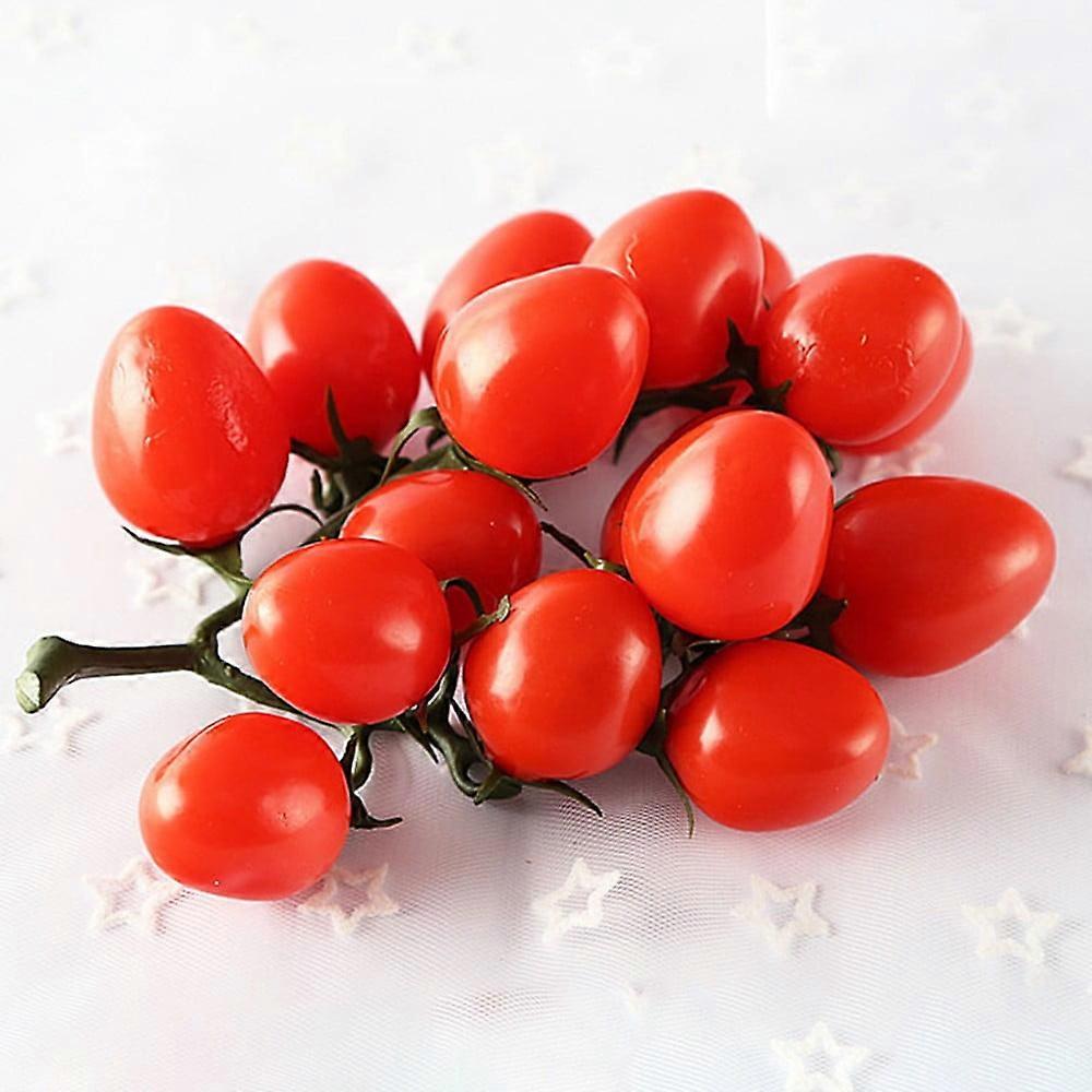 Artificial Fake Red Vine Tomato 19cm Fruit Vegetable