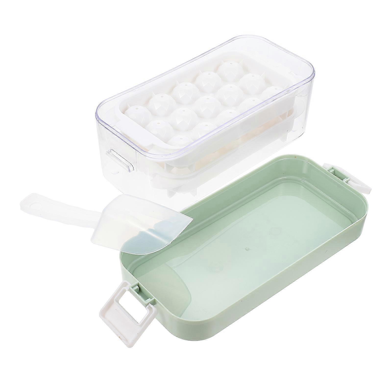 Ice Ball Mold 1 Set Plastic Ice Making Tool Household Ice Cube Tray For Home Use With Easy Release Function