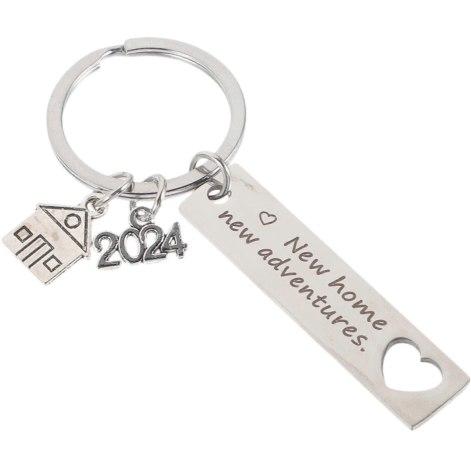 5Pcs Silver Keychain Set Decorative Metal Keychain Ideal For Gifts On Housewarming Day Suitable For Any Occasion With Durable Craftsmanship