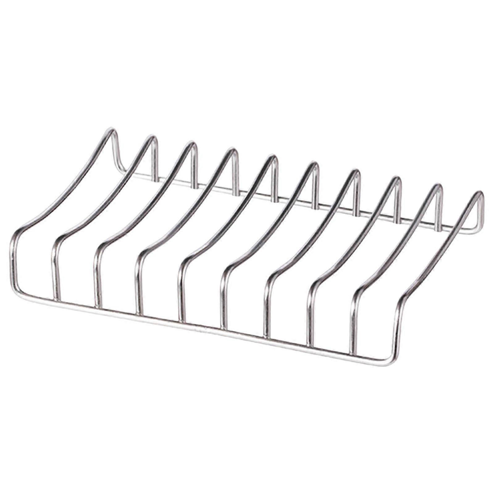 5Pcs Decorative Stainless Steel Soap Dish With Draining Function For Kitchen And Bathroom Rectangular Shape Soap Tray