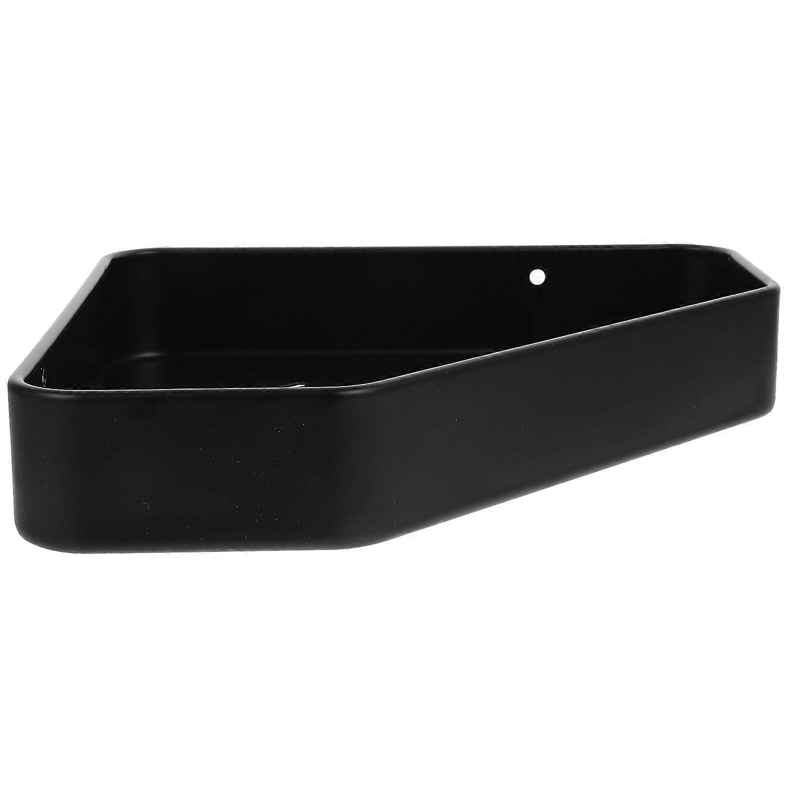 Black Floating Corner Shelf for Wall Mounted 2Pcs Hanging Storage Rack