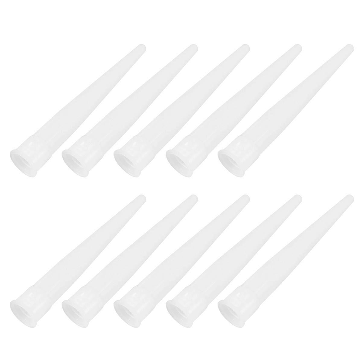 Plastic Caulk Nozzles for Caulking with 60Pcs Finishing Nozzle Tips White