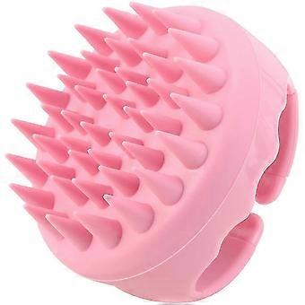 Escova massageadora de silicone para couro cabeludo para remoção e relaxamento de caspa