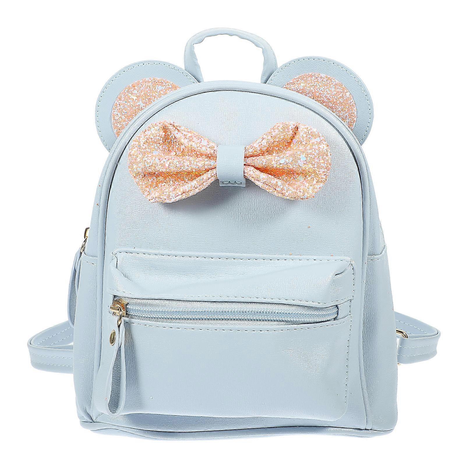 Stylish Backpack Bowknot Backpack for Storage Use 3Pcs Set