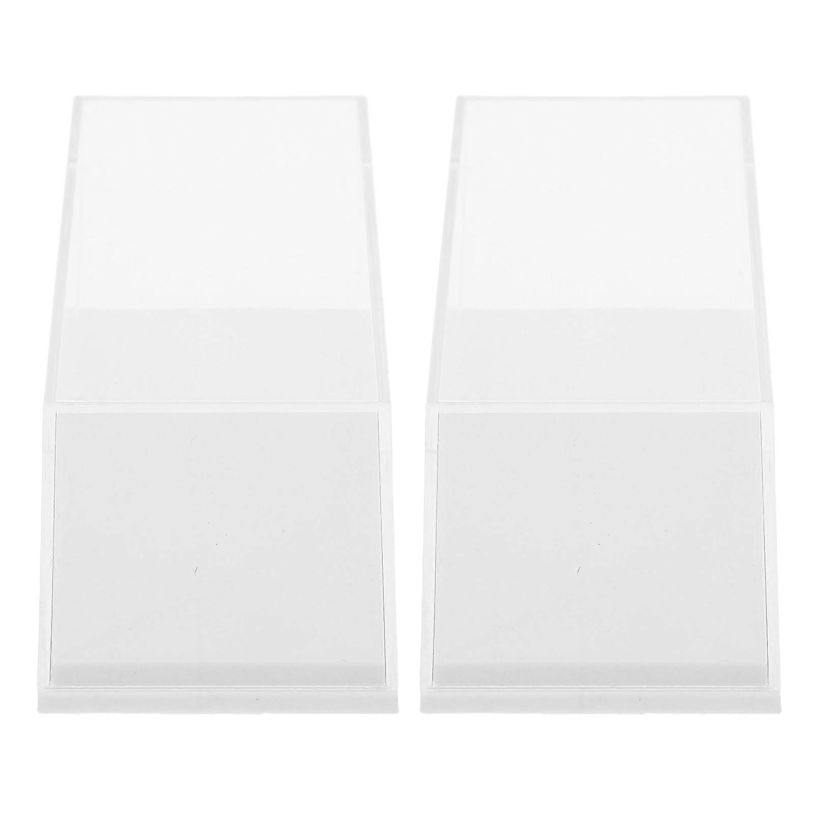 Clear Acrylic Model Car Display Case for Storage 6Pcs Display Boxes