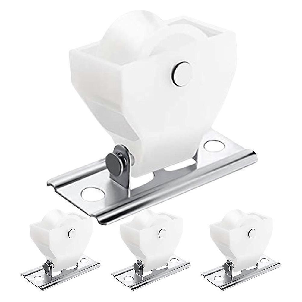 Silver Roman Shade Cord Pulley Small Pulley Set for Window Blinds 8Pcs