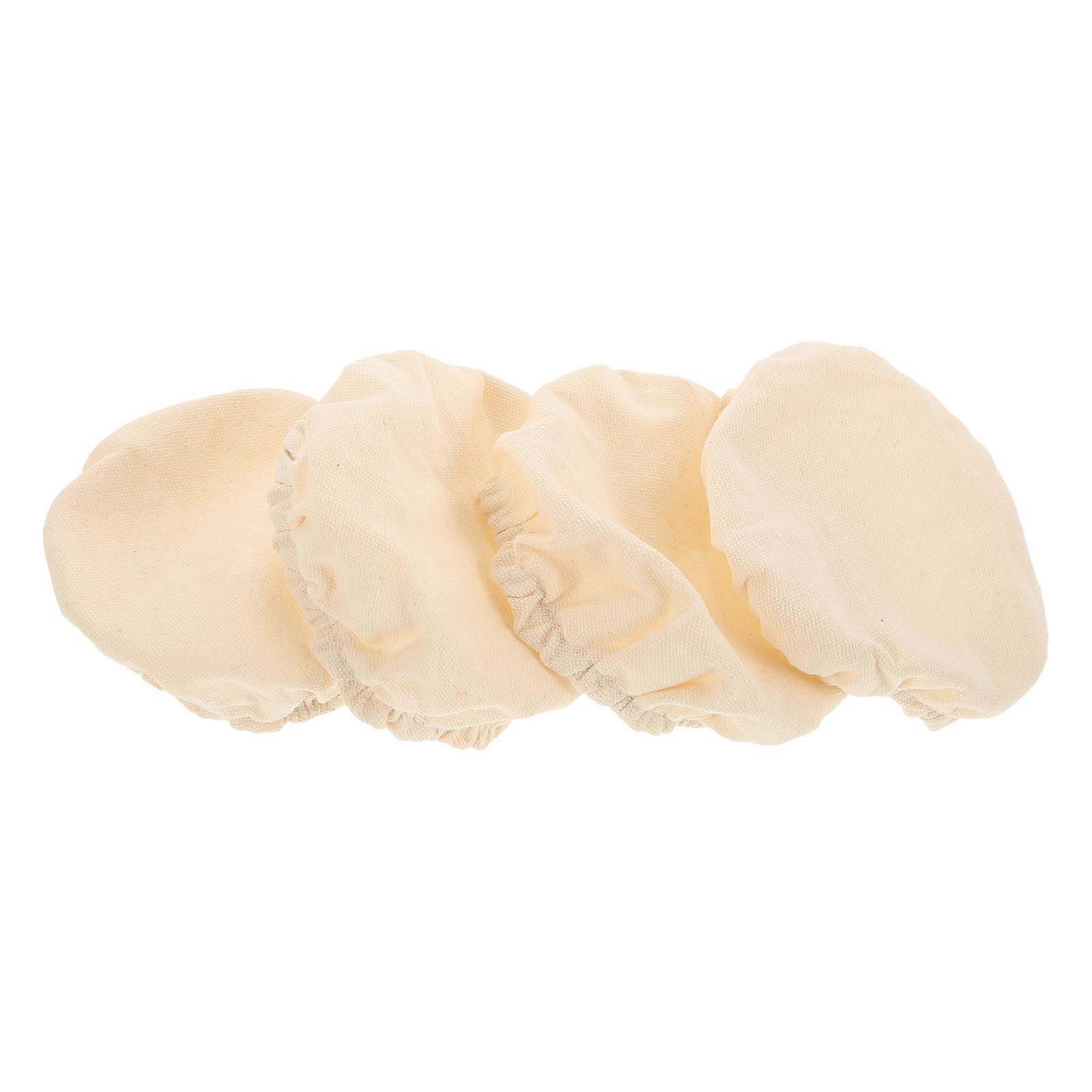 Cloth Jar Cover for Bread Fermentation Replacement 8Pcs Beige Set