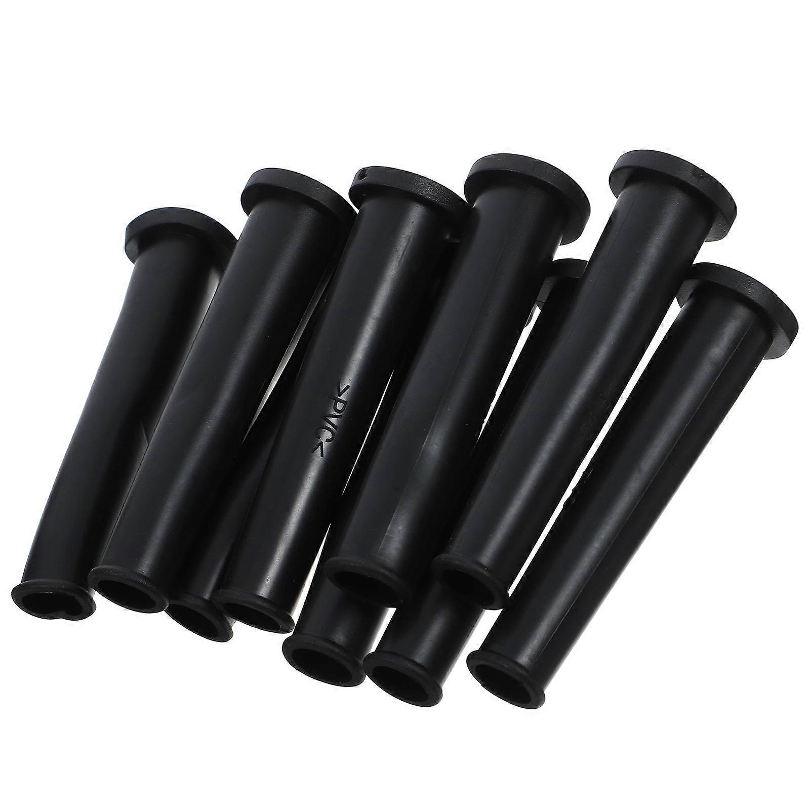 Cable Management Cord Sleeve 80Pcs Black Rubber Cable Organizer