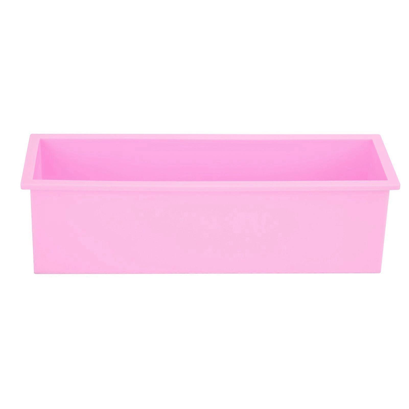 1200ML Rectangle Silicone Soap Mold DIY Toast Mould Making Box Tool