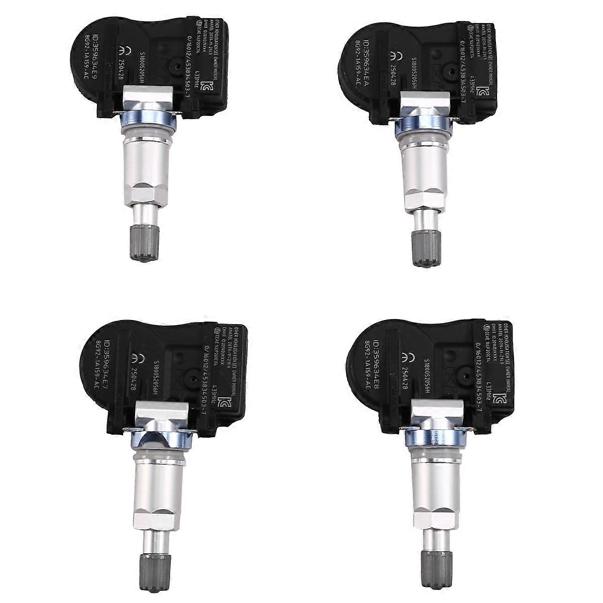 4PCS TPMS Tire Pressure Monitor Sensor 433MHz for Mondeo