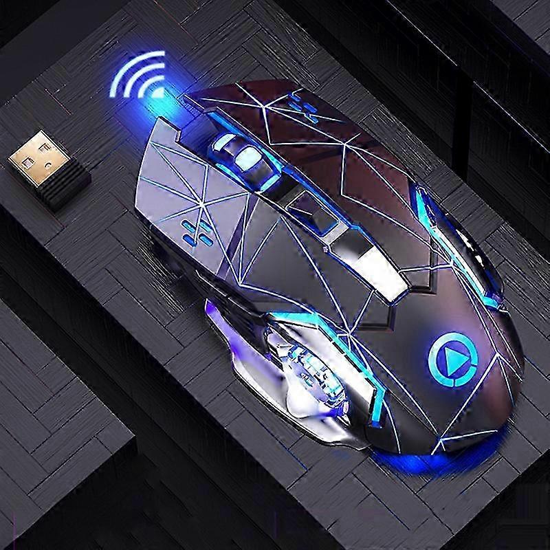 25-26 YINDIAO A4 2.4GHz 1600DPI 3-modes Adjustable Rechargeable Wireless Silent Gaming Mouse