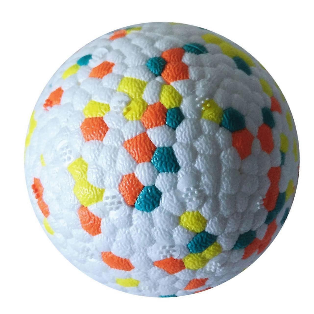 Durable Tpu Dog Chew Ball Small Interactive Fetch Ball For Dogs Orange Blue Puppy Teething Stress Relief TPU Toy