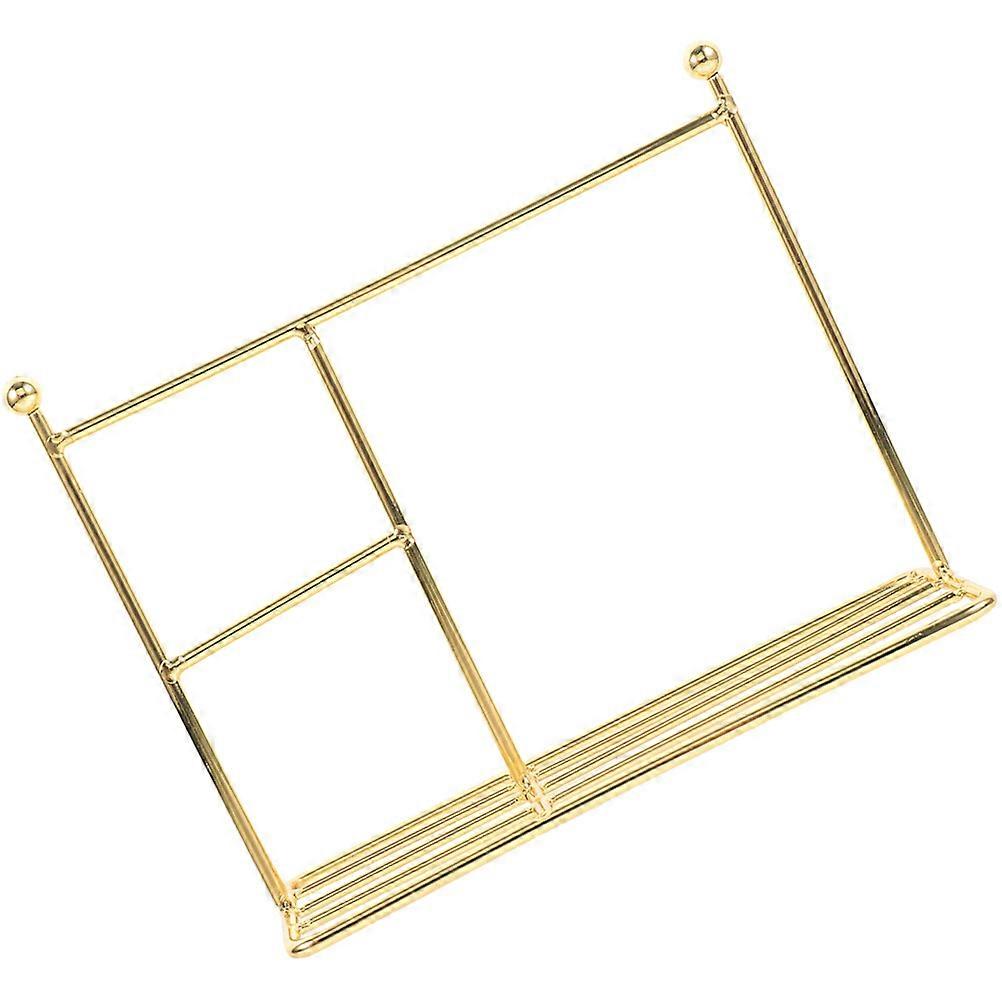 Golden Doll Garment Rack for Display with Iron Material Miniature Model