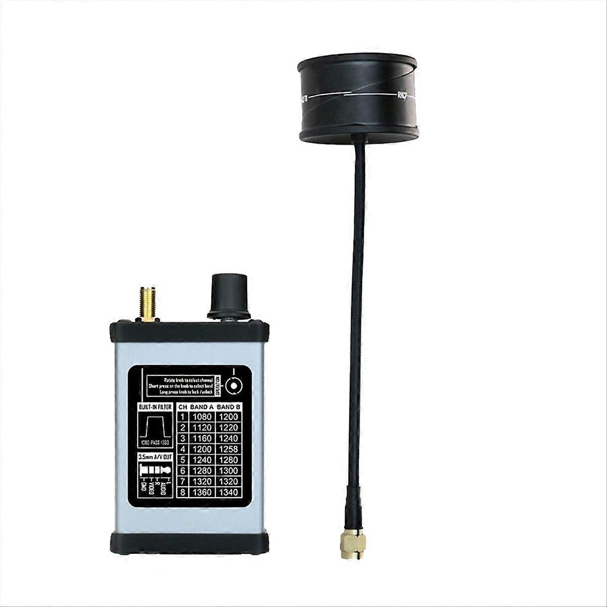 1.3G 1.2G VTX Receiver Module with Circular Polarized Antenna VRX for FPV Long Rang Racer RC Drone