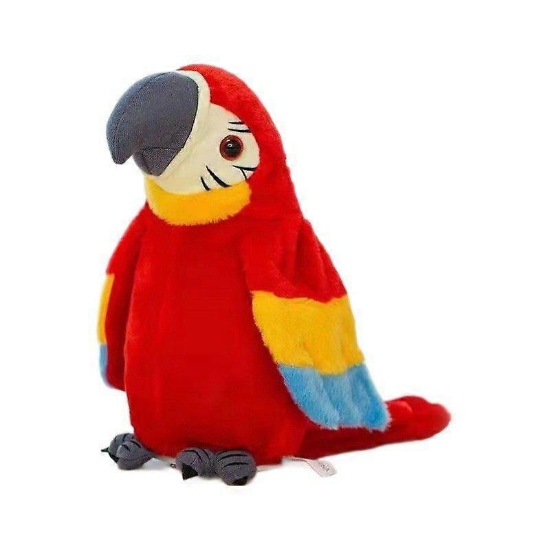 Talking Singing Parrot Plush Toy Electric Interactive Kids Toy
