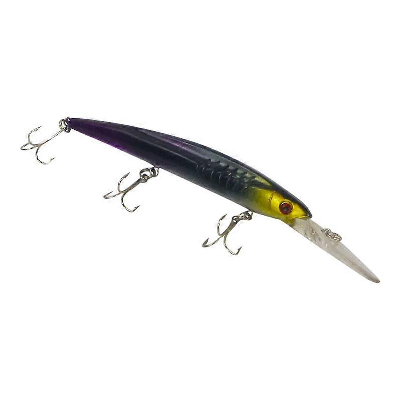 Finesse Flash Minnow Black Gold 150Mm Baits & Lures