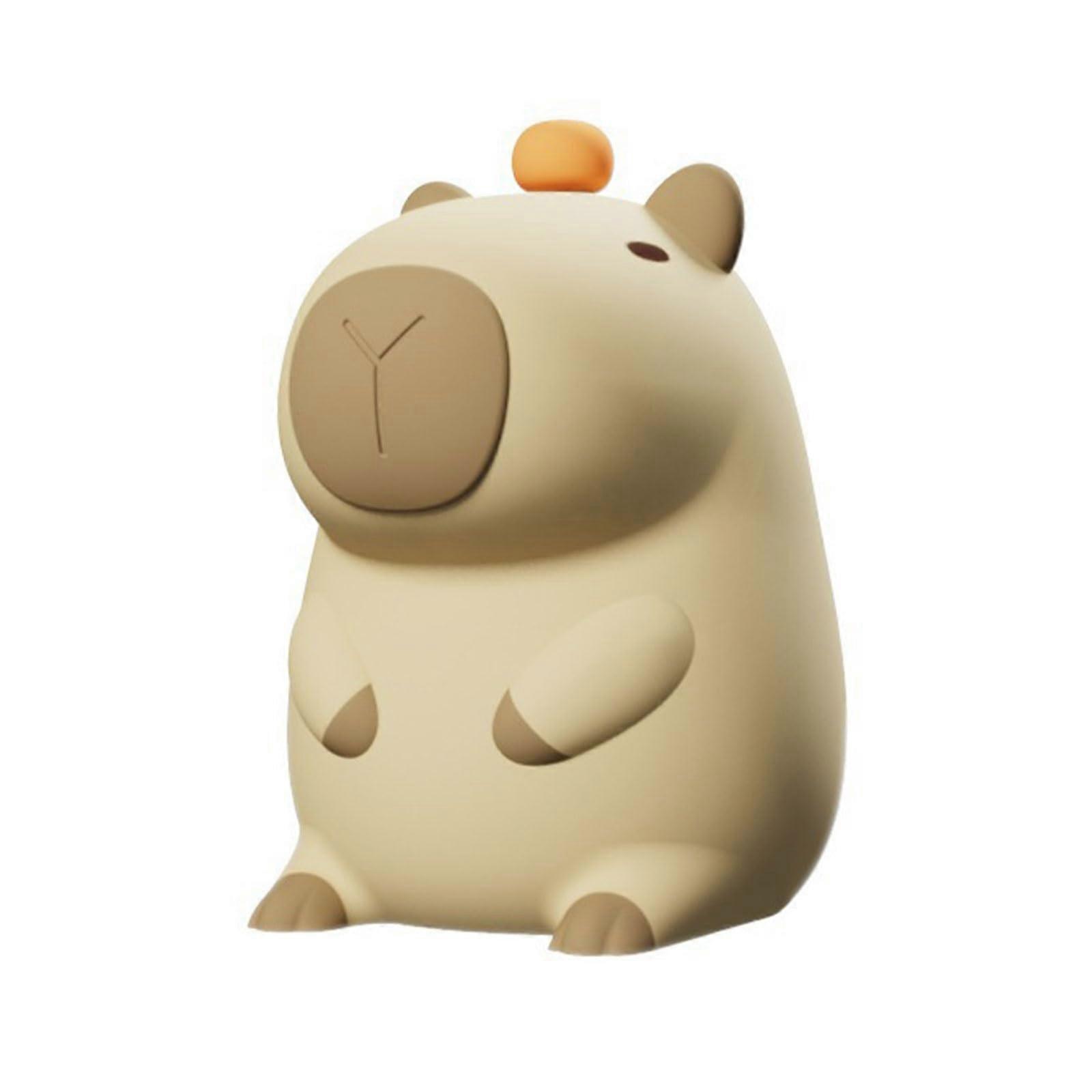 Lovely Capybara Animal Night Light Multi Color LED With Touch Controlled Portable For Baby Nursery And Toddler Room