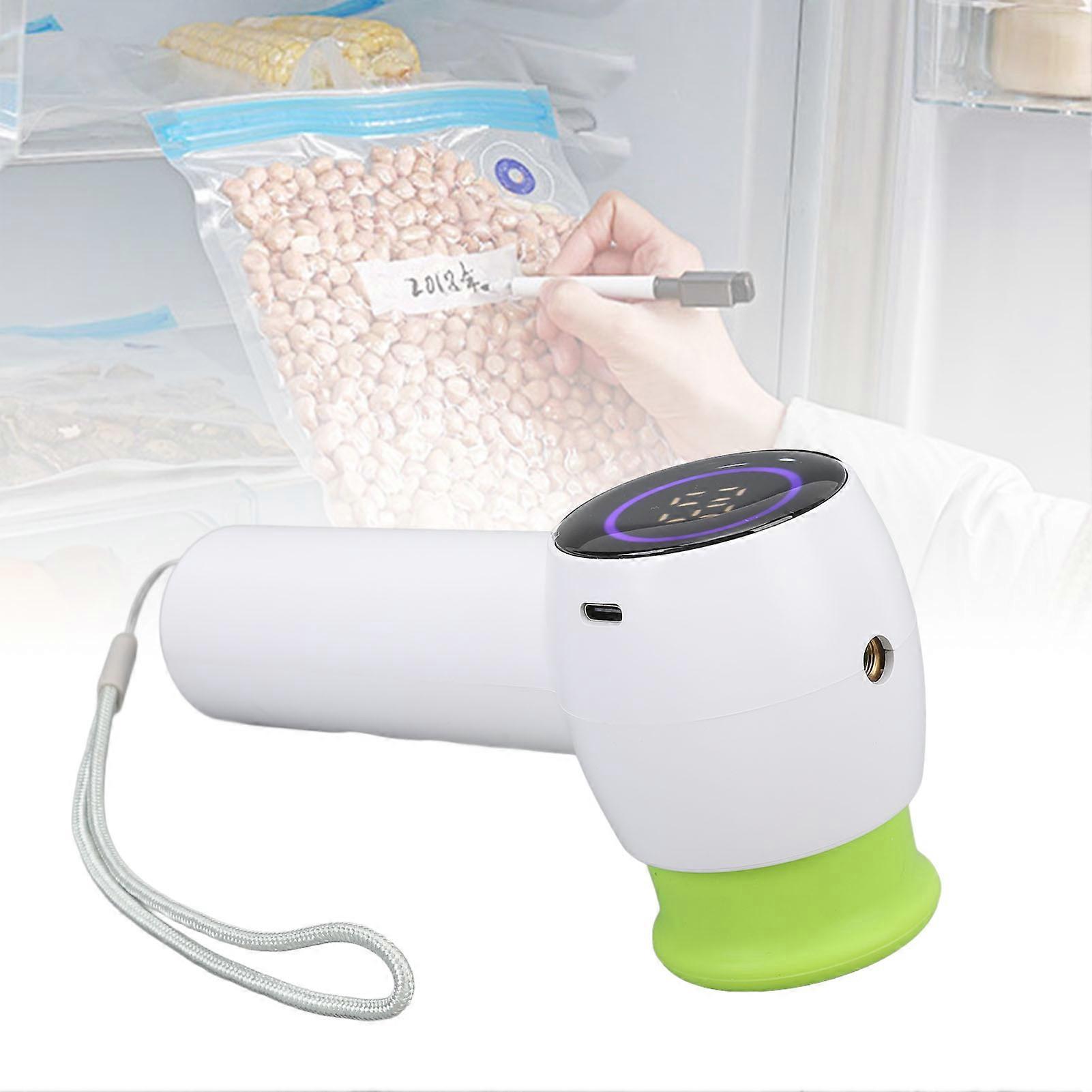 Handheld Vacuum Sealer 3.5L Flow ‑60kpa Multifunctional Vacuum Sealing Machine for Mason Jars Box Bag 