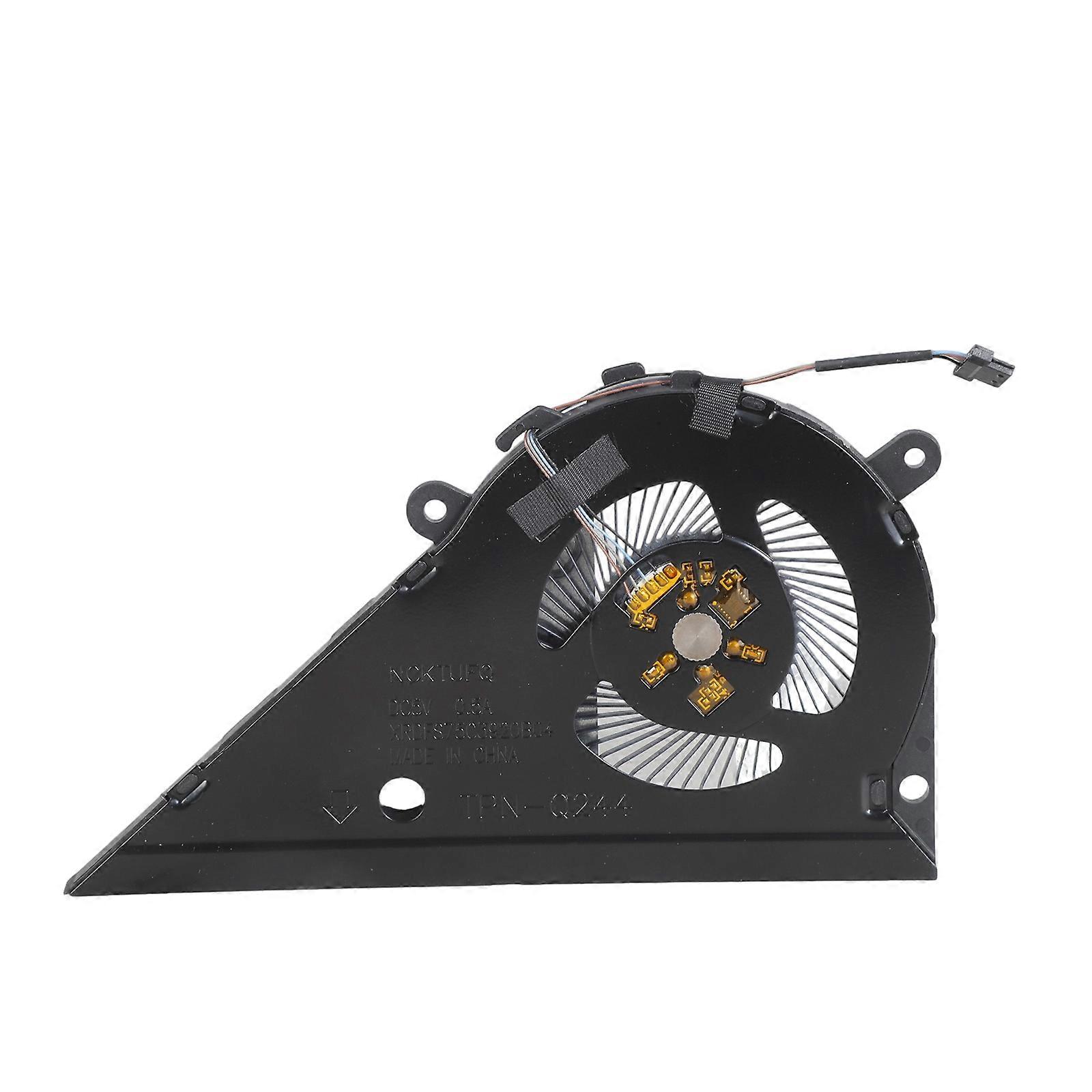 Low Noise CPU Cooling Fan Efficient Heat Dissipation Metal Replacement Part Compatible for 14DV TPNQ244 Q245 Q246 Multicolor
