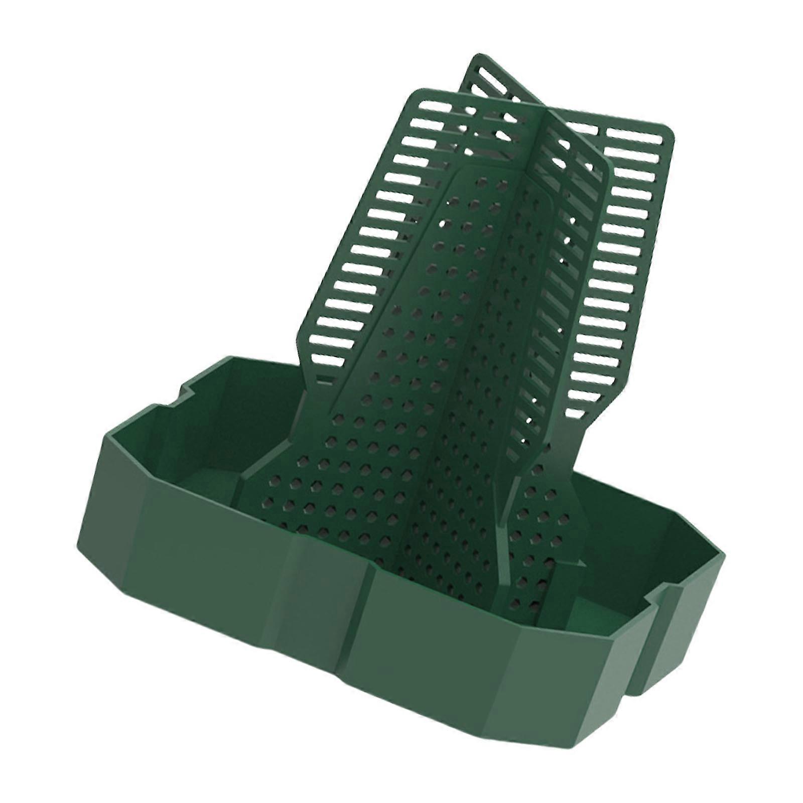 SelfHunting Reptiles Feeding Dish With Observation Window Escape Proof Structure For Bearded Dragons Geckos Amphibians  Green small