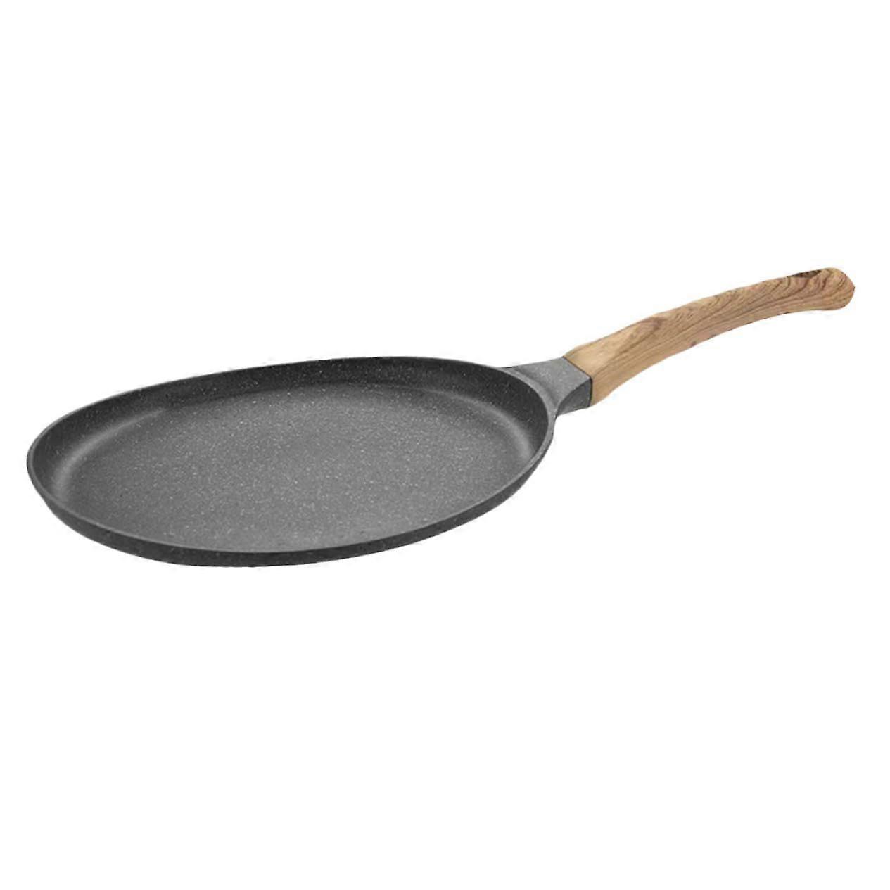 Nonstick Frying Pan Aluminum Alloy Flat Skillet With AntiScald Handle For Omelets Pancakes Steaks Everyday Cooking