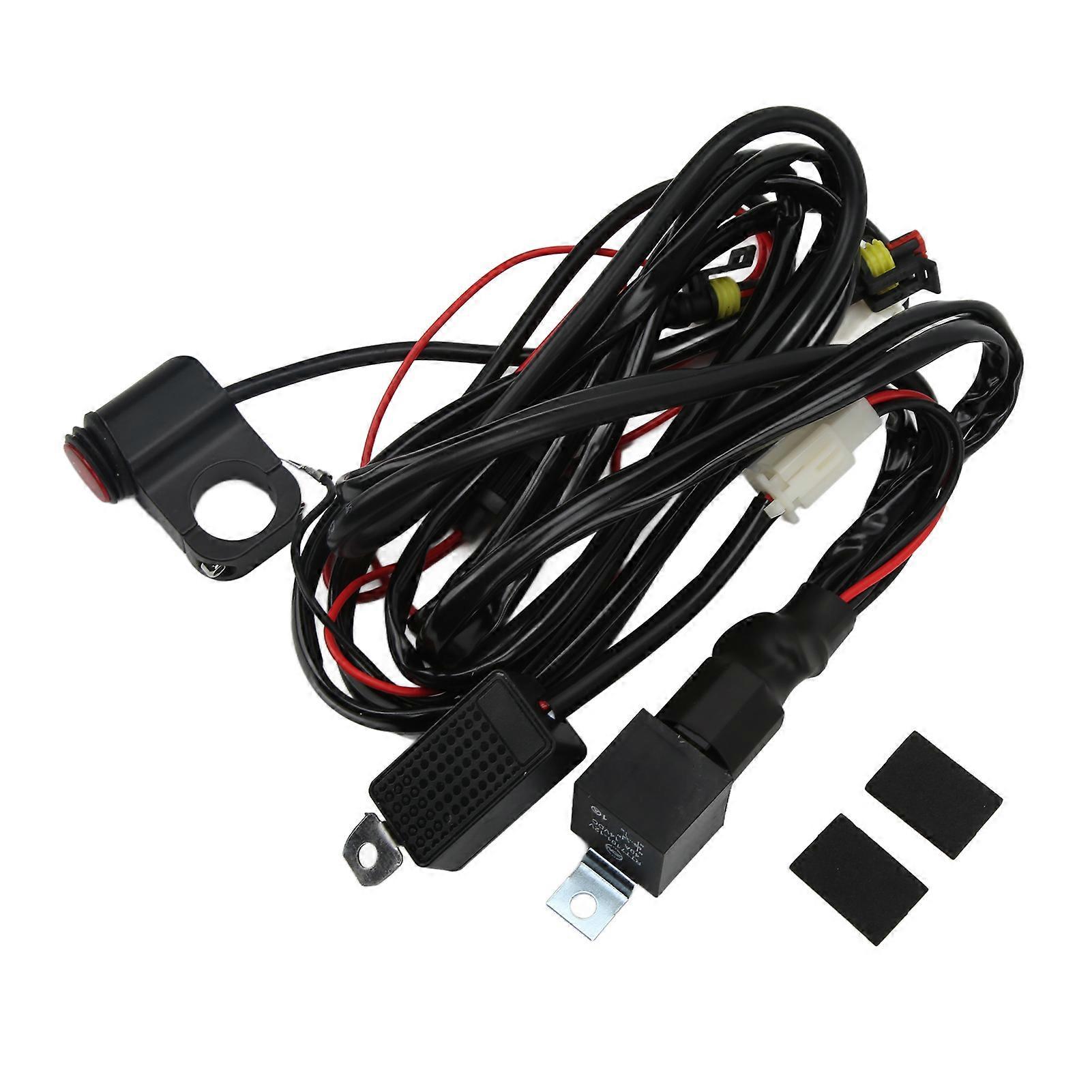 Relay 40A fuse wiring harness for SUV UTV LED lights 13ft
