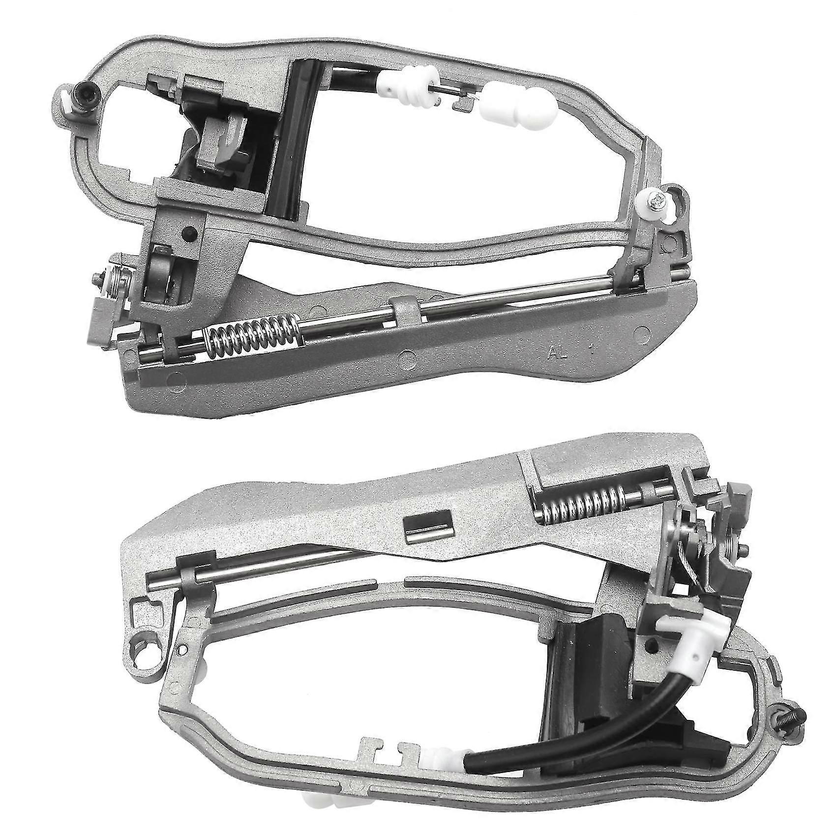2pcs Car Interior Door Handle Bracket Front Left Side + Front Right Side For X5 E53 2000-2007 51218