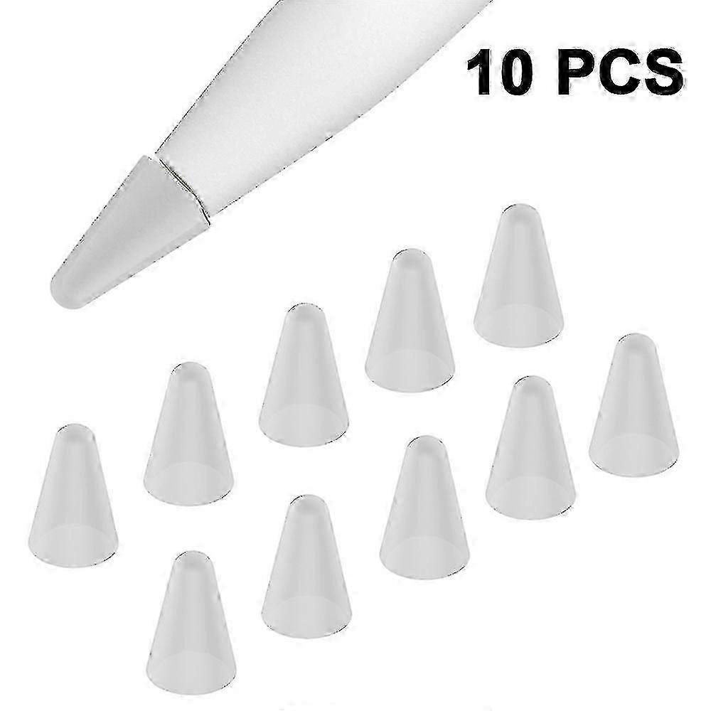 10 Pcs Tip Cover Compatible With Apple Pencil 1/2,non-slip Nibs Pen SZRH
