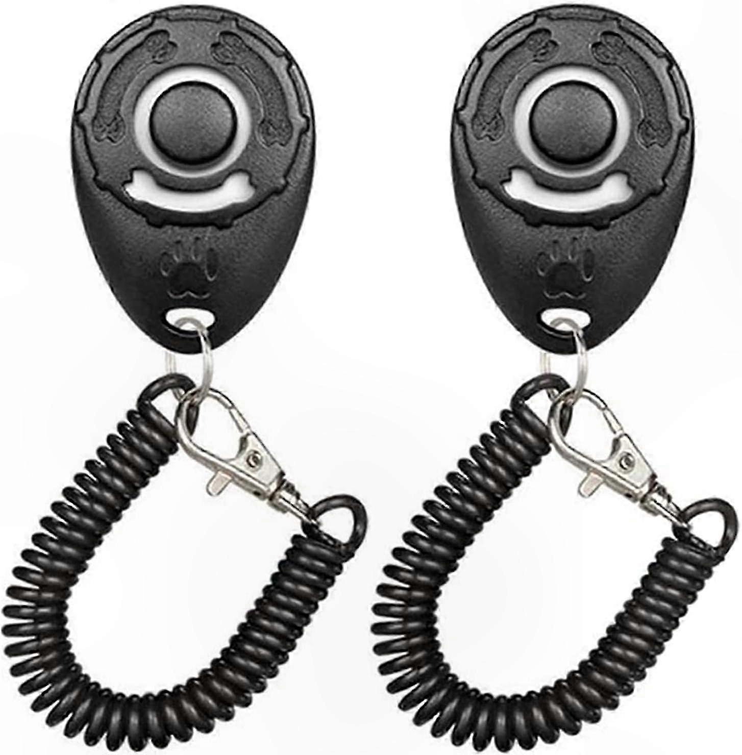 2 Packs Dog Training Clickers with Whistle for Professional Pet Behavior Modification