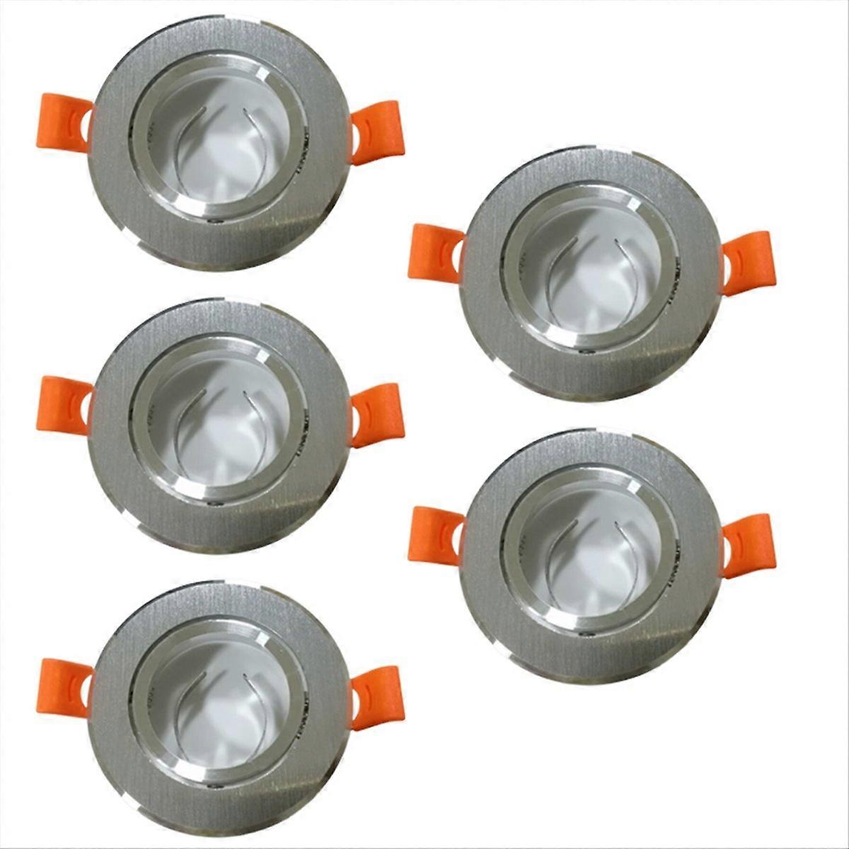Square Round Adjustable Recessed Spotlights Light Fixture Frame
