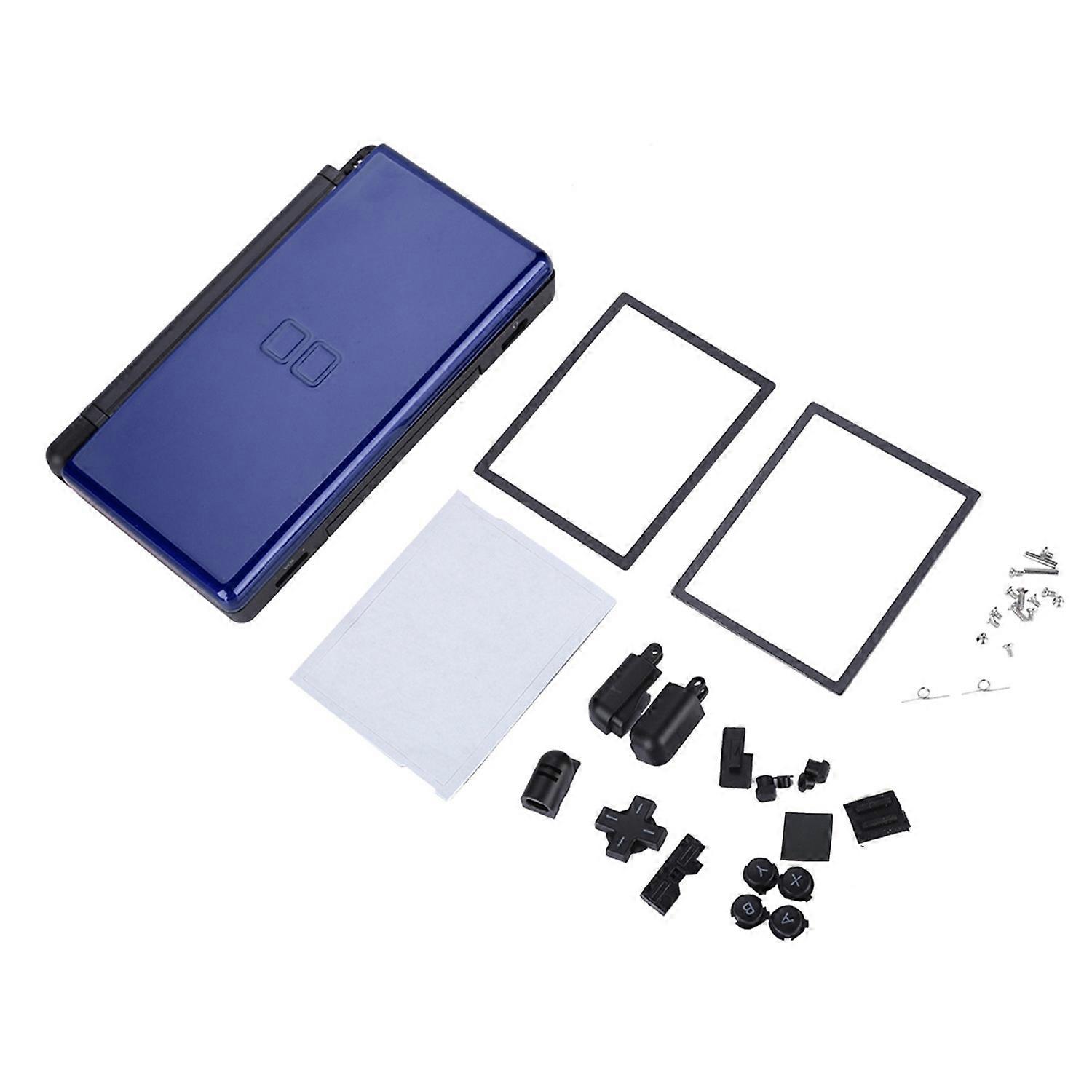 Full Repair Parts For Nintendo DS lite Replacement Kit Housing Shell Case (Blue)
