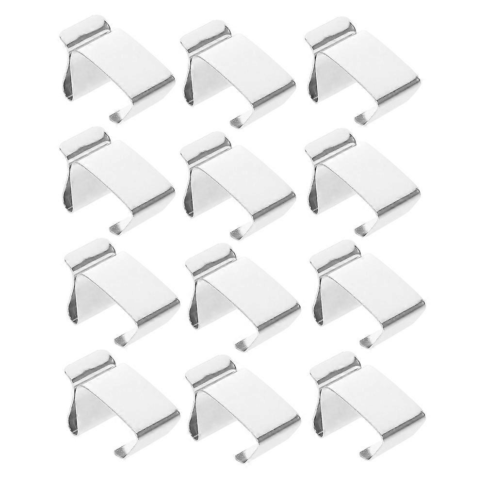 String Light Hooks Outdoor Hanging Hooks for 20Pcs Durable Silver Clips