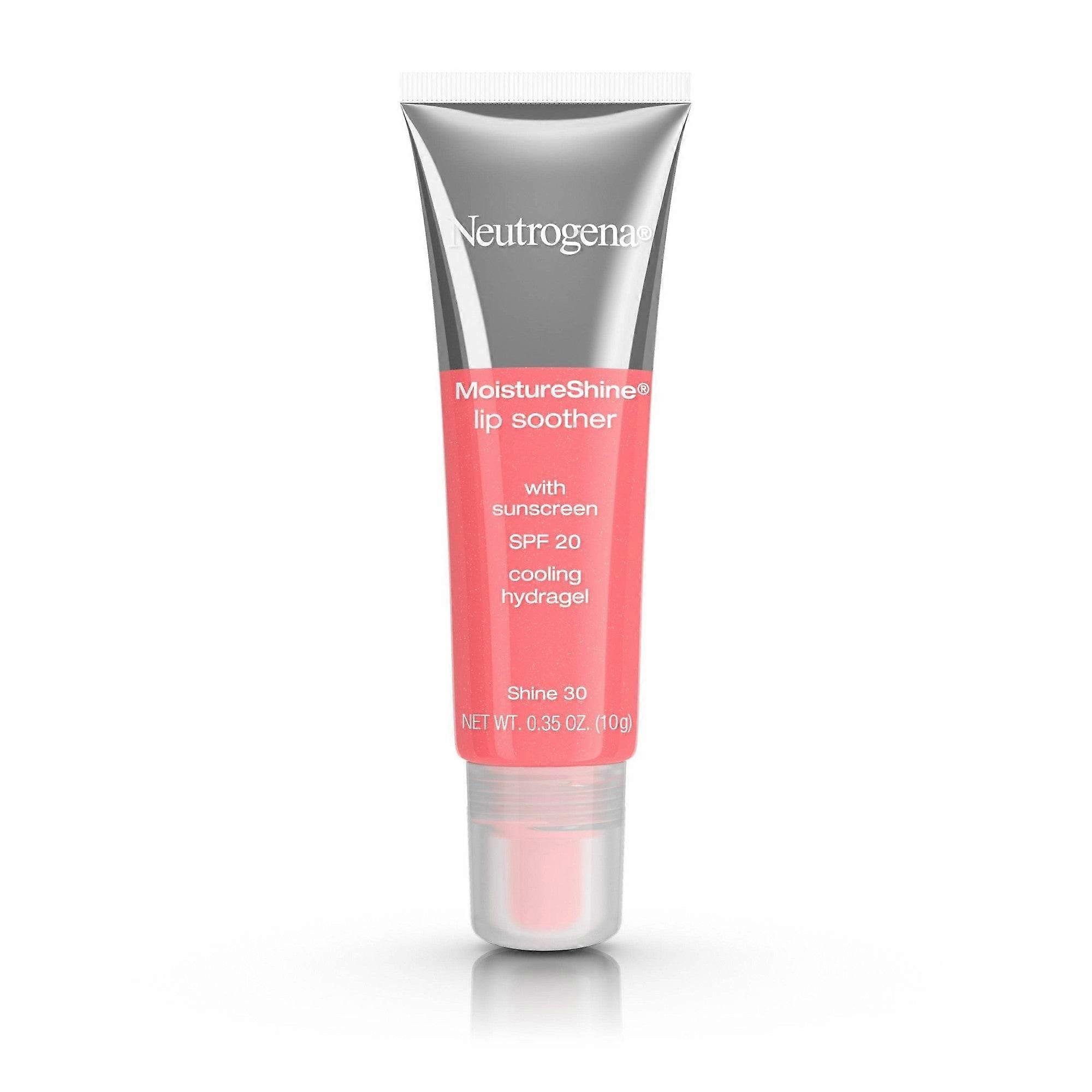 Neutrogena Lip Gloss Moisture Shine Lip Soothers, Spf 20, Shine 30, 1 Ea