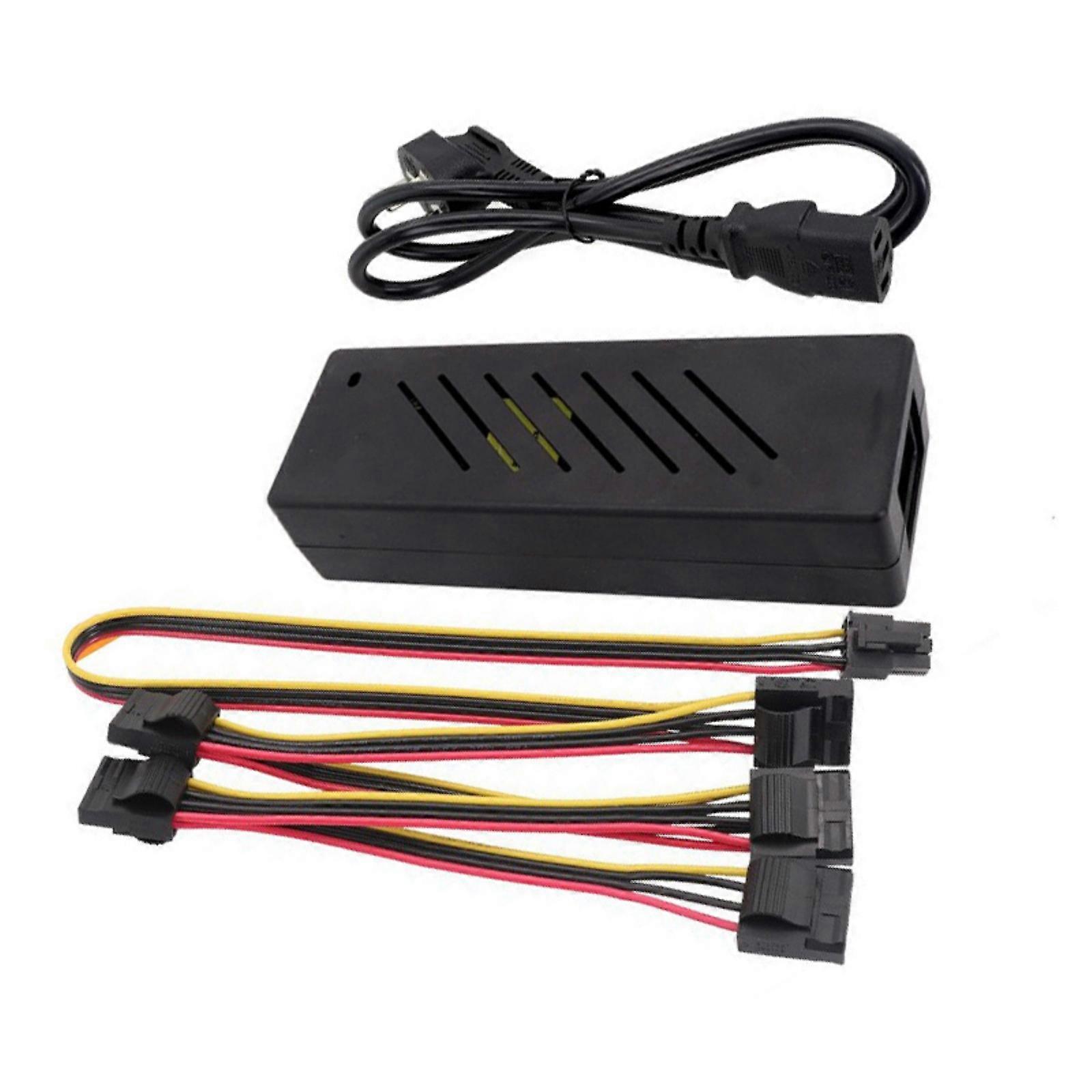Efficient External Power Supply for NASs Hard Drive for IT Professionals and Video Editors Needing Storage Multicolor