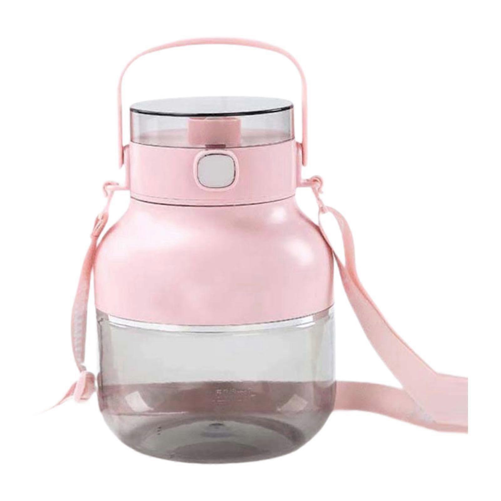 Electric Juicer Blender for Orange Lemon Ice Smoothies Shakes Portable Fruit Mixer Pink