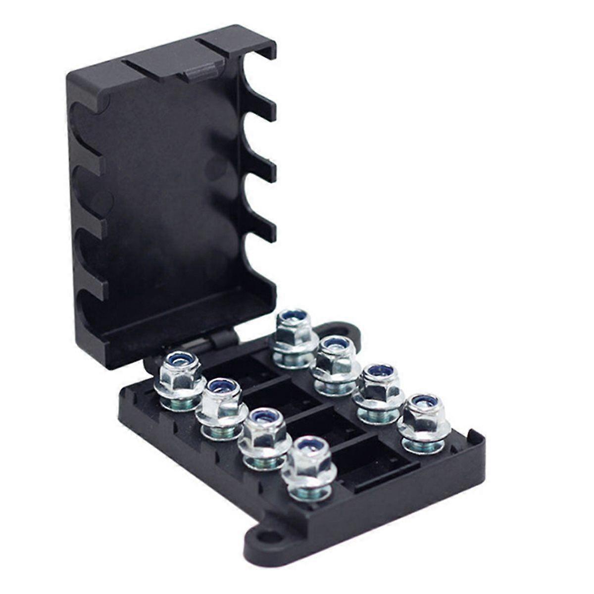 32V 4 Way Bolt on Midi ANS AFS Fuse Box Fuse Holder Four-Way High Current Fork Bolt Fuse Holder