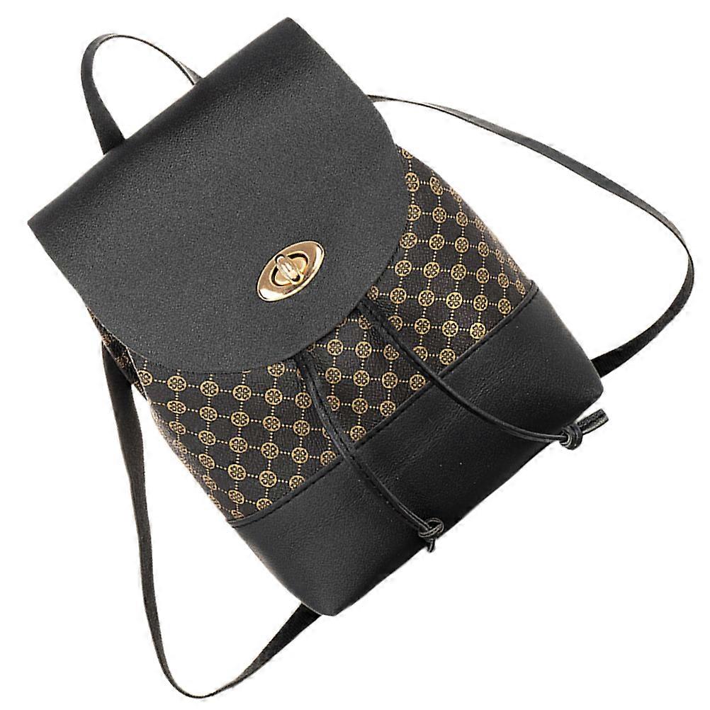 Women Drawstring Backpack Pu Shoulder Drawstring Bag Fashion Drawstring Backpack