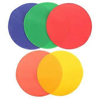 Football Training Marker Plates Soccer Training Sign Discs for 5Pcs Set Durable