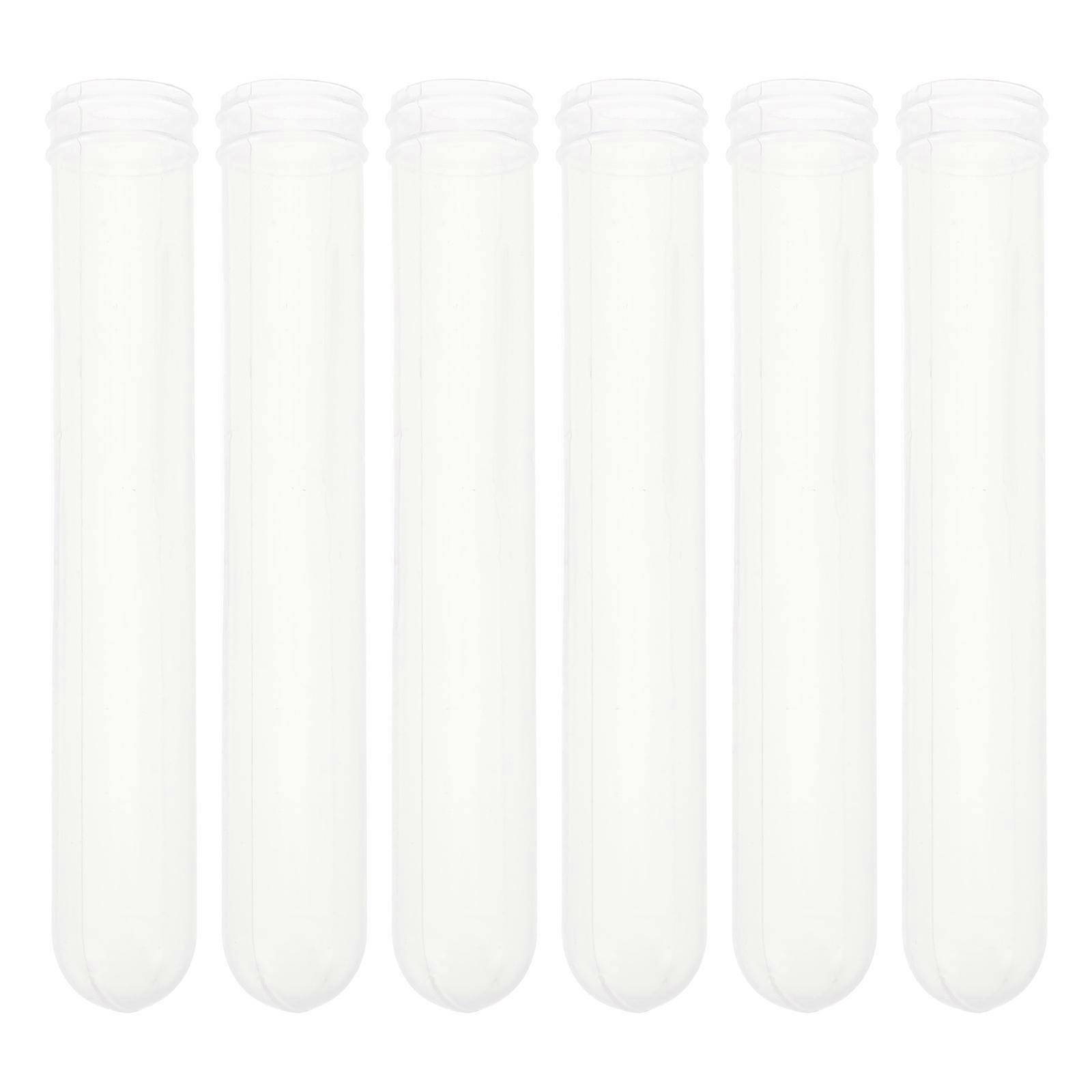 Soft Plastic Test Tubes for Storage Use 500Pcs Transparent Tubes for Chemical Experiments