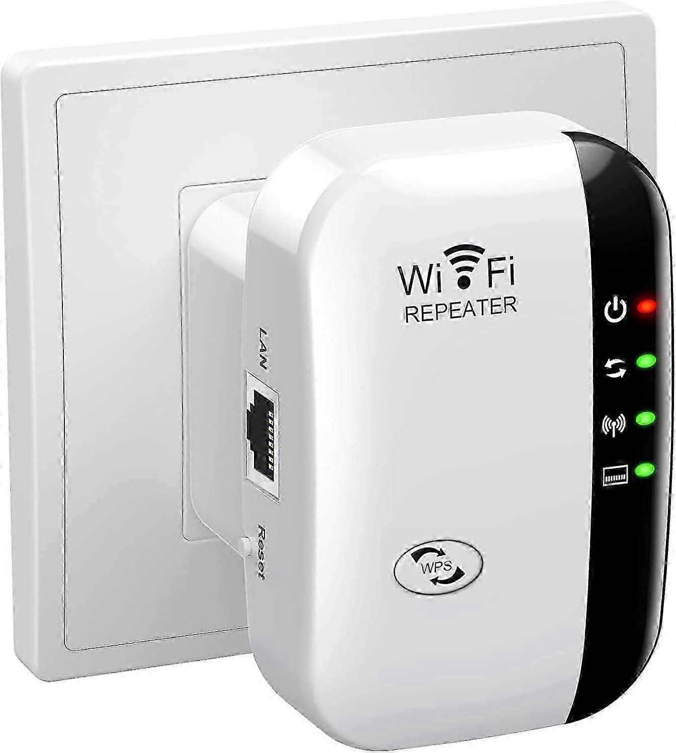 Senaste modellen 2025 Snabbaste Wifi-förlängare, Wifi-repeater, Wifi-förstärkare, täcker upp till 465 kvm och 50 enheter, internetförstärkare - Med rzda2