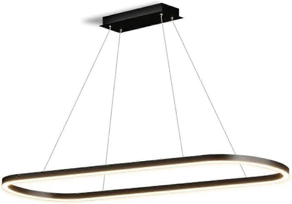 35W Modern LED Pendant Light Nordic Style Strip Chandelier Dimmable 3Color Temperature Ceiling Lamp For Kitchen Island
